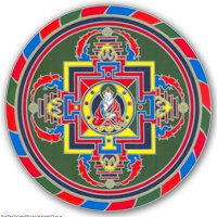Nálepka - Padmasambhava mandala