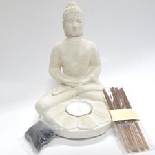 SOŠKA BUDHA /  stojan na tyčinky - Budha