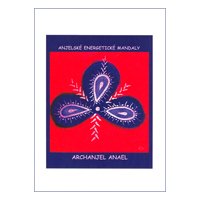 Pohľadnica - Archaniel Anael/ modrá
