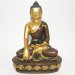 Soška - Budha Šakjamuni / Sidhartha Gautama zlatohnedý/ 14 x 9 cm