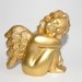 Soška - Anjel zlatý/ 11 x 10 cm