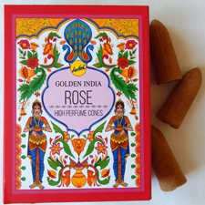Vonné kužele - Rose /Golden India