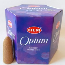 Vonné kužele - Opium /HEM 6hran.
